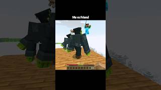 Minecraft IQ Battle Me vs My Friend