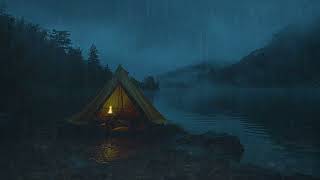 Sleep In The Tent On  Soothing Rainfall for Anxiety Relief and Deep Sleep in 5 Minutes