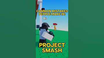 Common PROJECT SMASH Mistakes | #roblox #projectsmash #shorts