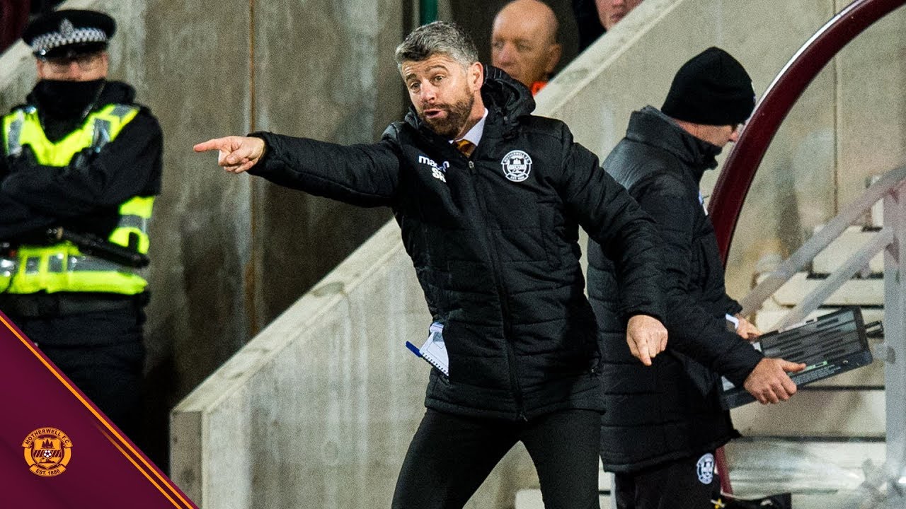 Stephen Robinson reacts to Hearts loss splendid