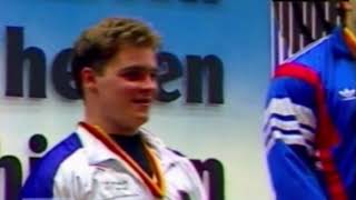 Artur Akoev us Ronny Weller  1991 IWF World Championships Men 110 Kg