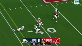 Mozee catch and run, Nelson block vs. Akron 2025