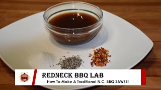 How To Make North Carolina  BBQ Sawse!