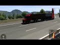 Scania 124g carregada de material de construção