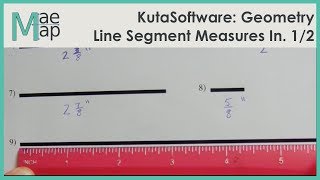 KutaSoftware: Geometry-  Line Segment and Measure Inches Part 1