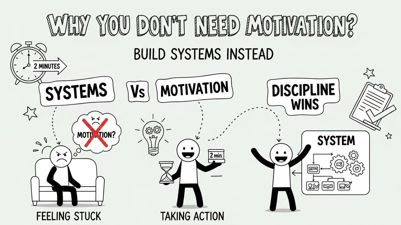 Why Motivation Fails (And What Actually Builds Discipline)