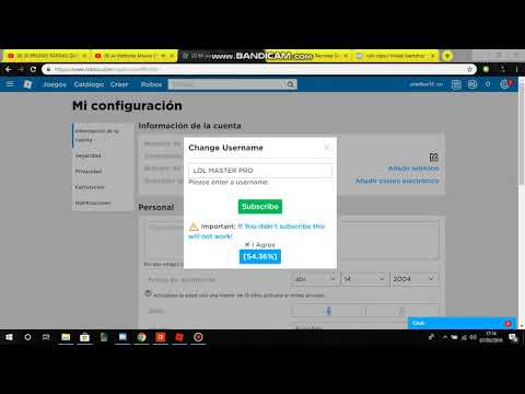 Como Cambiar El Nombre En Roblox Youtube - como cambiar nombre en roblox sin usar robux roblox hacks