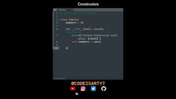 Constructors in Python | Python Examples | Python Coding Tutorial | Python Coding Interview #Python