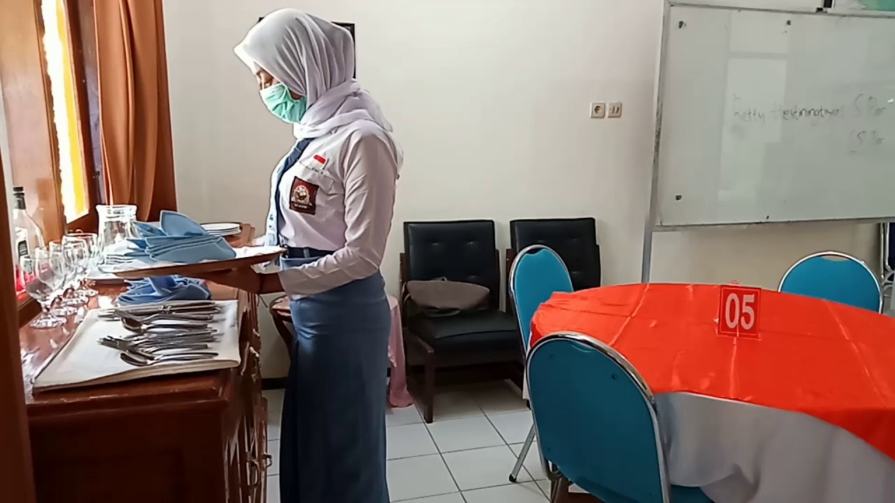 PRAKTIK ELABORATE COVER TABLE SETTING YouTube