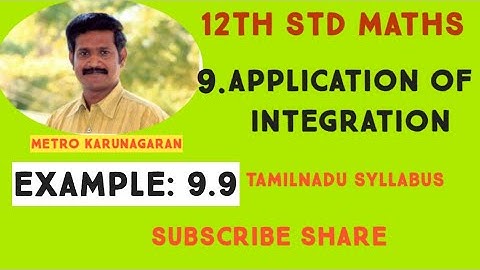 12th Std Maths Example 9.9 Evaluate Integration over 0 to 9, 1/(x+√x) dx