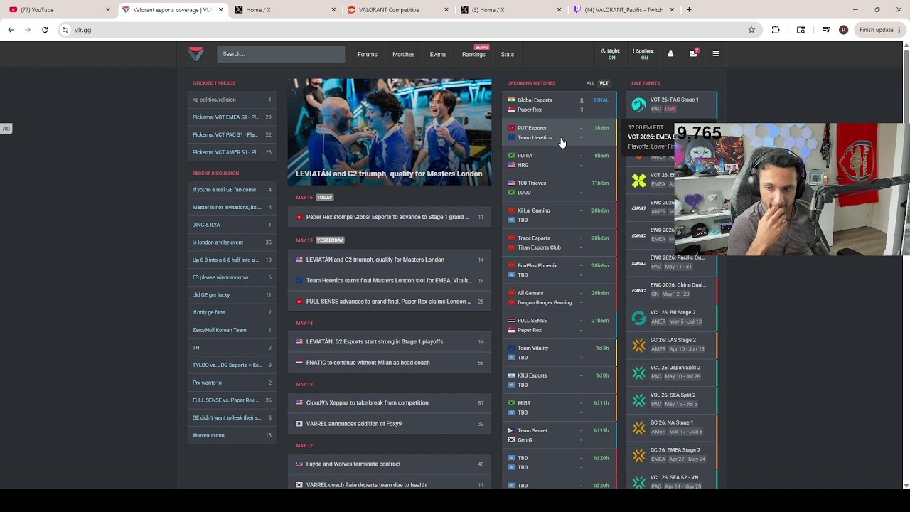 EG SUDOWOODO | PRX vs GE - VCT Pacific Playoffs #VCTWatchparty