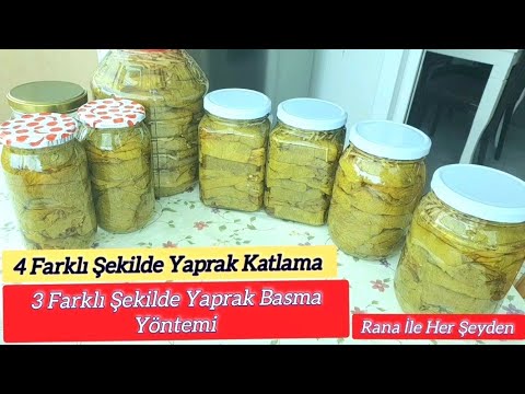 ‼️Tüm Püf Noktalarıyla Yıllarca Bozulmayan Salamura Yaprak Yapımı #salamurayapraktarifi #yaprak