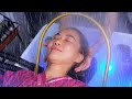 ASMR | The Most Relaxing Hair Spa on a rainy day | Scalp Treatment