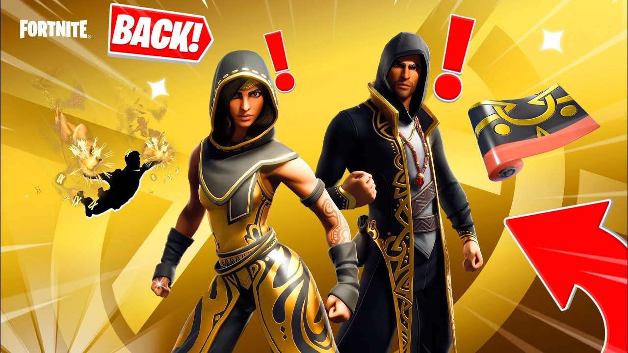 Fortnite *NEW* (Item Shop) Immortal Sands Set Are BACK In Chapter 3 Season 1!