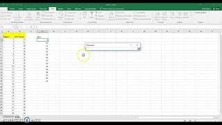 PLTW IED - Statistics in MS Excel