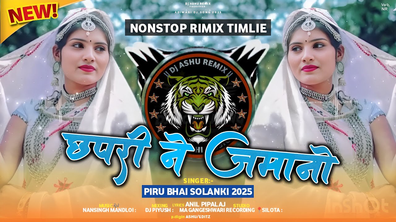 छपरी 🌍 नो जमानों 💯 New Aadivasi Tranding Timlie 2025 || Chapri Ne Jamano || 🛑🎧Ramesh mujalda dj song
