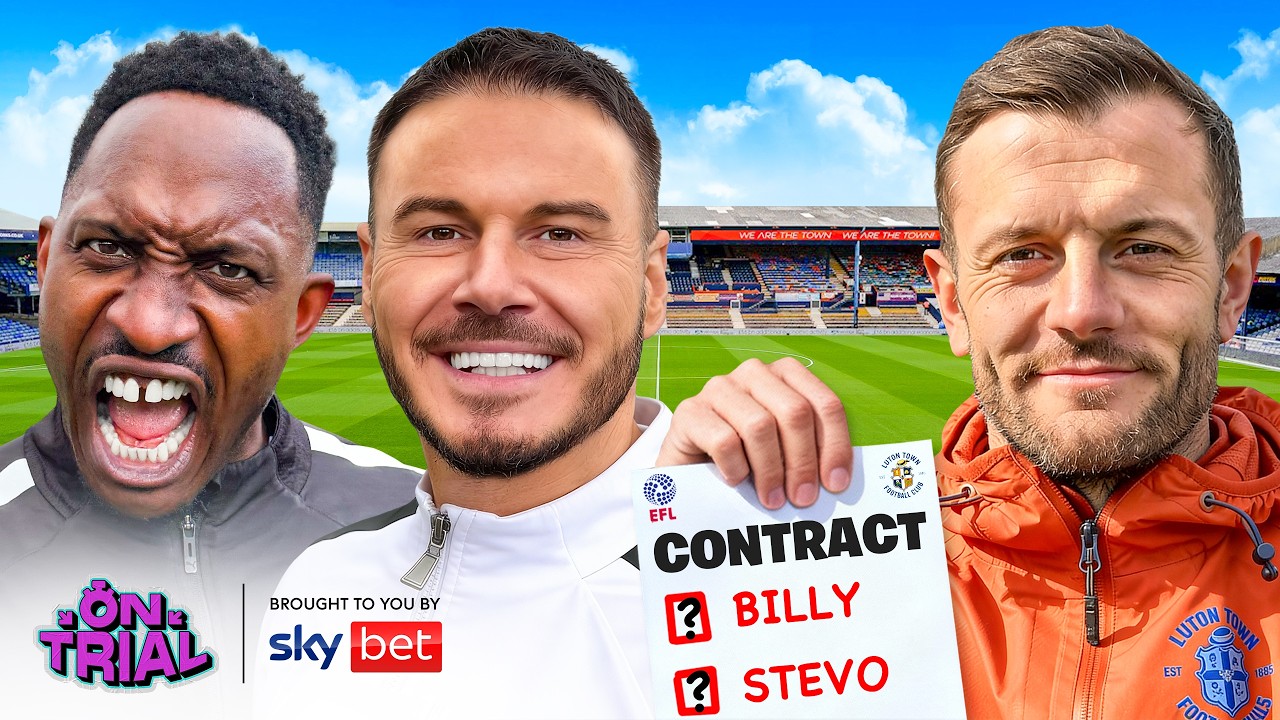 JACK WILSHERE COACHES BILLY WINGROVE & STEVO AT LUTON TOWN | ON TRIAL