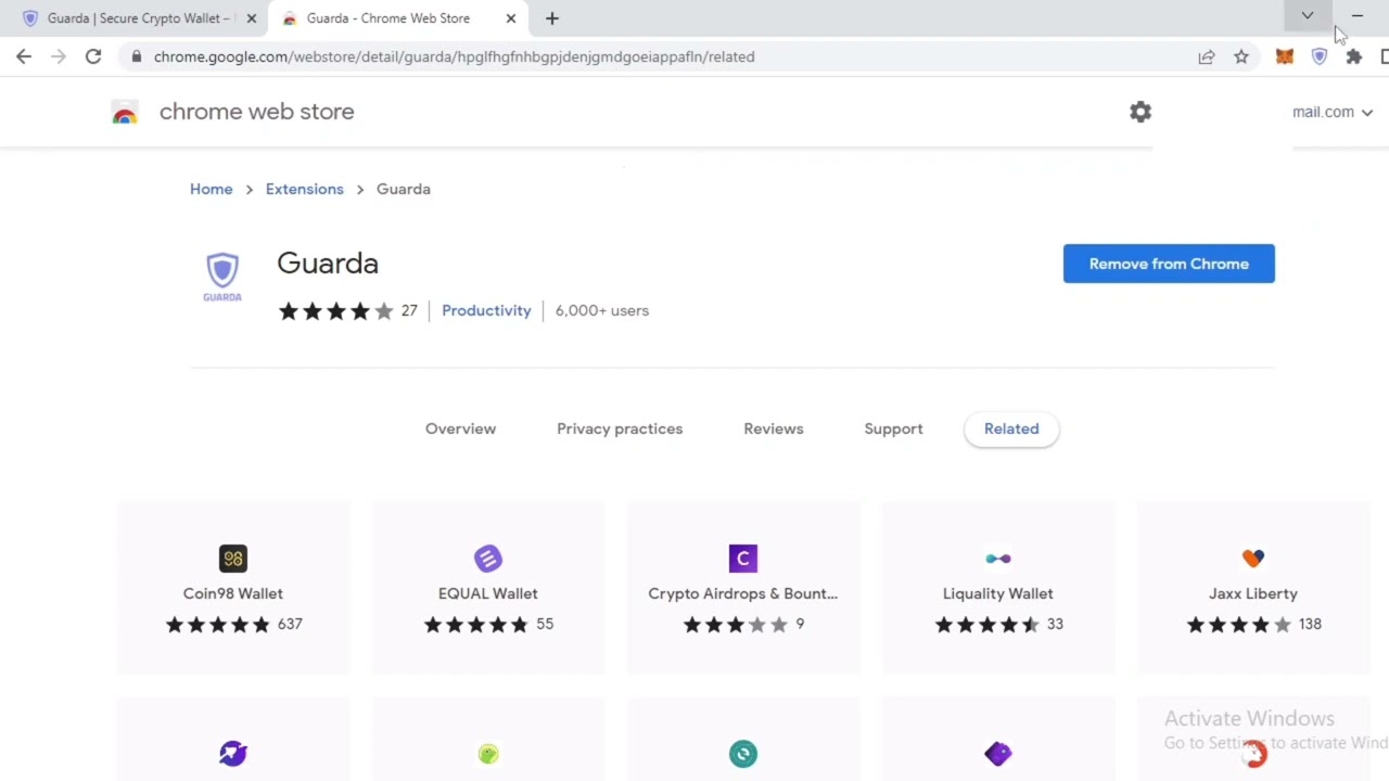 How to import your Metamask wallet into Guarda wallet