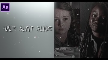 Half Split Slide [After Effects Tutorial]