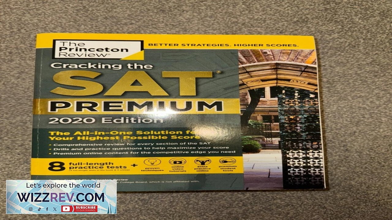 The Princeton SAT Prep Book 2020 brand new and beautiful condition