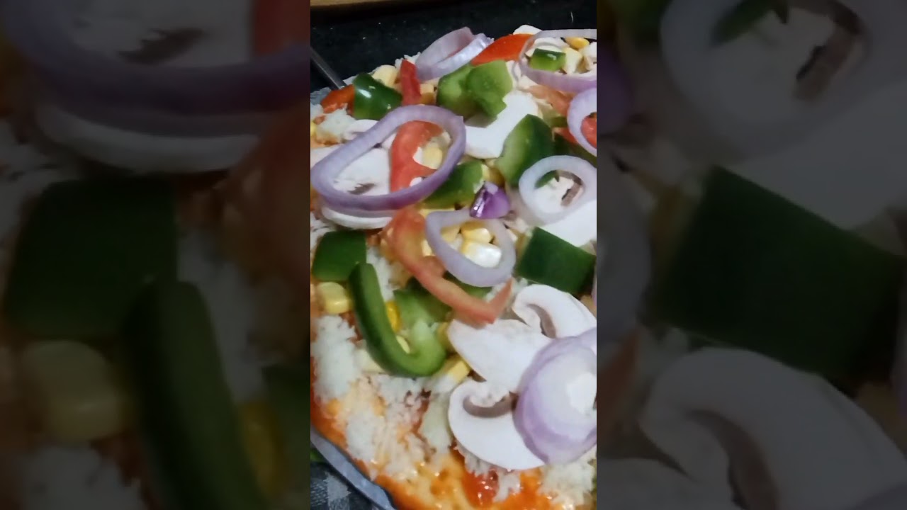 Making of Pizza at home 😋😋😋