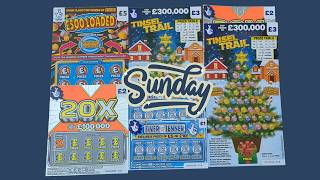 Sunday Selection -  Scratch Cards from UK National Lottery.