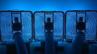 Ultra Deep Fan Drone Sound for Sleeping 😴 | 3 Fans Resonating Through Tubes