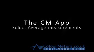 CM App  Single to Average Measurement screenshot 2