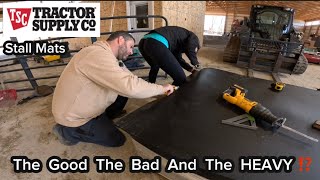 How to install Tractor Supply Horses Stall Mats #diy 