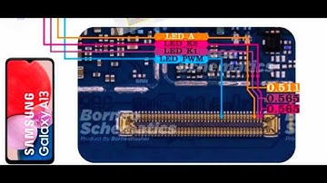 Samsung Galaxy A13 Backlight Ways Repair Display Light Problem #gsm_free_equipment