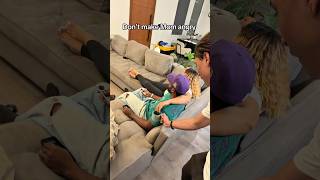 The way she slaps him 😭 #couple #funny #parenting #prank #viral