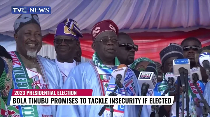 Bola Tinubu Promises To Tackle Insecurity If Elected