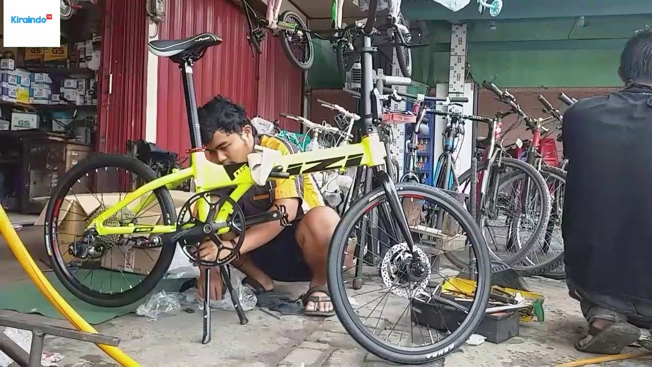  MERAKIT sepeda  lipat baru sepedalipat YouTube