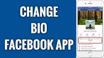 How To Change Bio Description On Facebook App