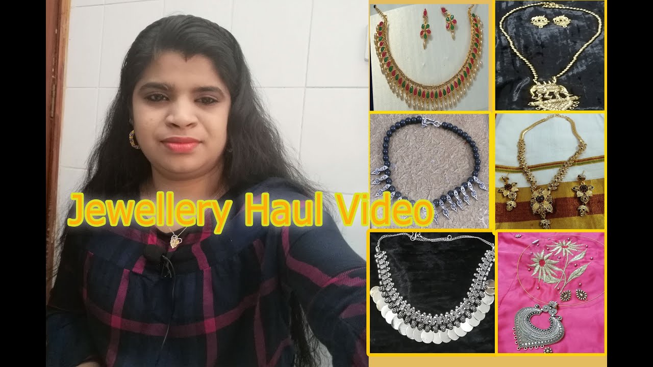Jewellery Haul video malayalam /Shinz Creative Beauty YouTube