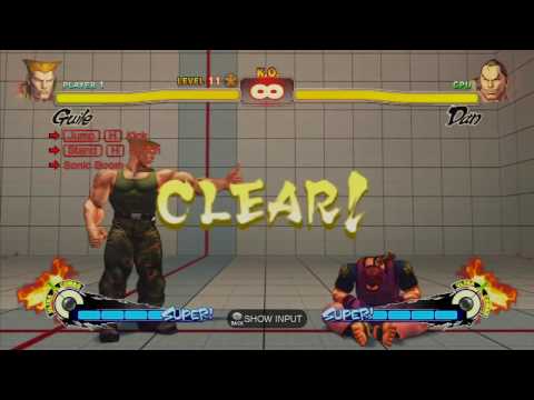 Super Street Fighter 4 Guile Trials Challenge HD 
