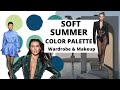 SOFT SUMMER COLOR PALETTE FOR WARDROBE AND MAKEUP