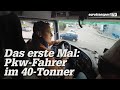 Pkw-Fahrer im 40-Tonner: Vom Schreibtisch hinters Lkw-Steuer