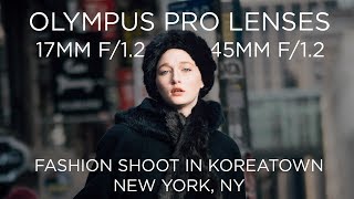 Olympus 17mm f/1.2 and 45mm f/1.2 in NY’s Koreatown