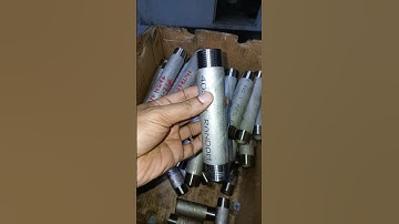 SS Pipe Threading by cnc lathe Fanuc control machine.CAD CAM programming in bd #ura_dhura_tech