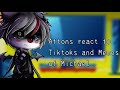 Aftons react to Michael tiktoks and memes