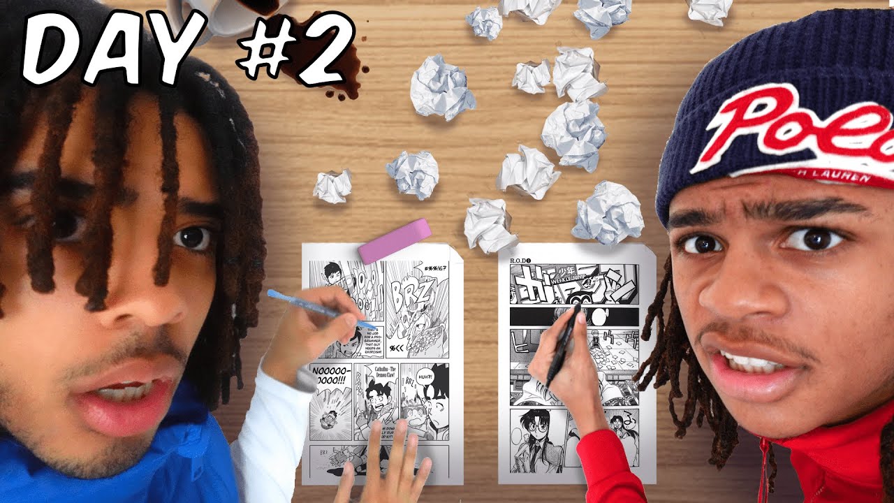 WE TRIED MAKING A MANGA IN 3 DAYS - YouTube