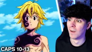 MELIODAS ES UN DEMONIO?! | REACCION NANATSU NO TAIZAI | S1 CAPS 10 - 13 (POR PRIMERA VEZ)