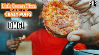 Little Caesars CRAZY PUFFS are INSANELY GOOD!! 🤯🍕🍕