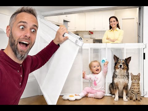 Best Retractable Baby Gate for Doorway | Reinforced Gates Review — watch on YouTube