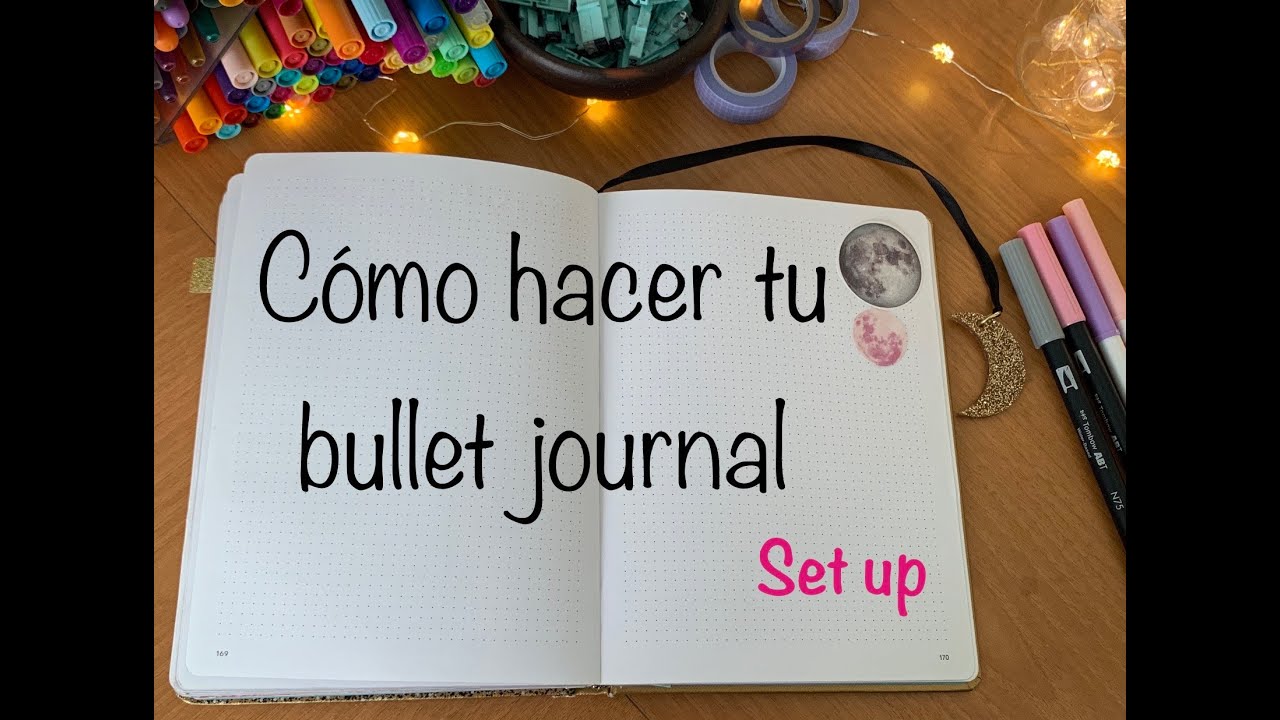 CÓMO HACER UN BULLET JOURNAL! (set up para principiantes) - YouTube