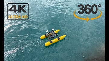 Bathymetric with Unmanned Surface Vehicle (USV) | 4K 360° VR