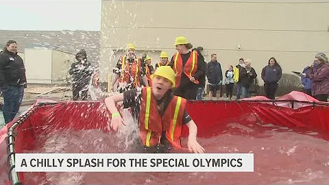 A chilly splash for athletes: the 'Polar Plunge' for Special Olympics comes to Rock Island