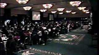 AV show set up, operate, strike (time lapse)
