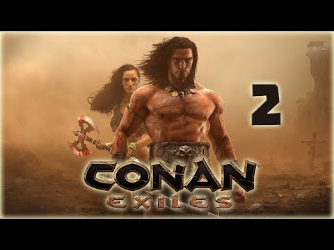 Видео: Conan Exiles выживание и прохождение - 2 - Первая вылазка